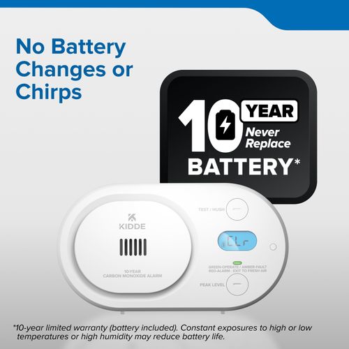 Main product image of COBD10 Carbon Monoxide Detector w/ Digital Display, 10-Year Battery