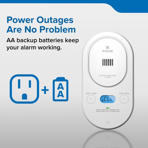 Main product image of COPD Plug-In Carbon Monoxide Detector w/ Battery Backup & Digital Display