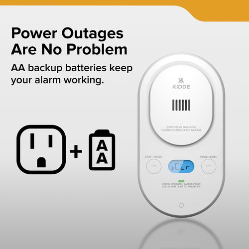 Main product image of COPDLG Plug-In Carbon Monoxide, Explosive, & Natural Gas Detector