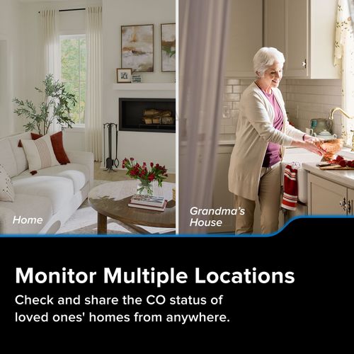 Main product image of COPDW Plug-In Smart Carbon Monoxide Detector w/ AA Battery Backup