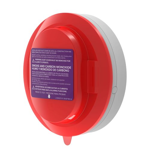 Main product image of CUDCFEX-VRF Smoke & Carbon Monoxide Alarm w/ Wire-Free Interconnect, AA Battery-Powered
