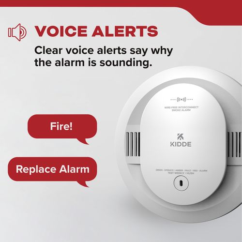 Main product image of 20SDR-VRF Smoke Alarm w/ Wire-Free Interconnect, AA Battery-Powered