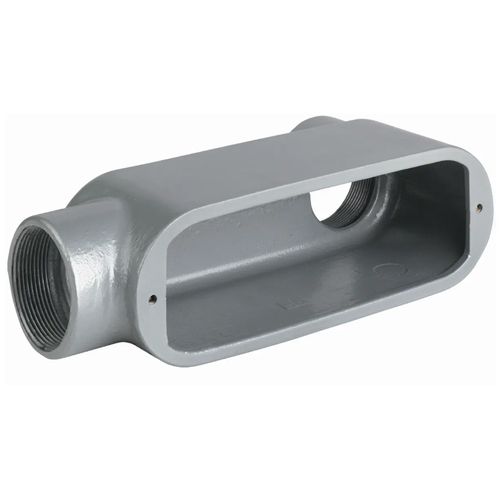 Main product image of 1/2" LB Body, Form 85 IMC/Rigid Aluminum Conduit Body, OLB-1