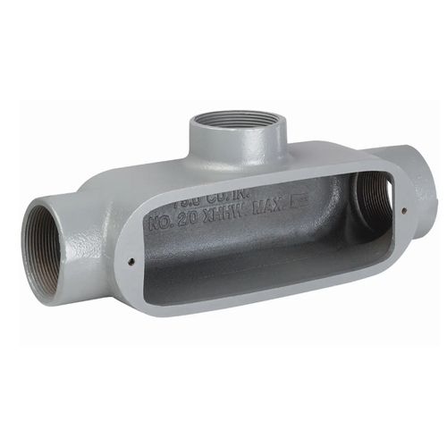 Main product image of 3/4" T Body, Form 85, IMC/Rigid Aluminum Conduit Body, OT-2