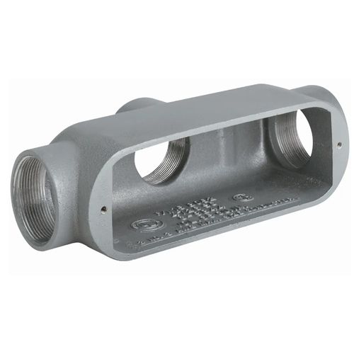 Main product image of 1/2" TB Body, Form 35, IMC/Rigid Malleable Iron Conduit Body, OTB-1M