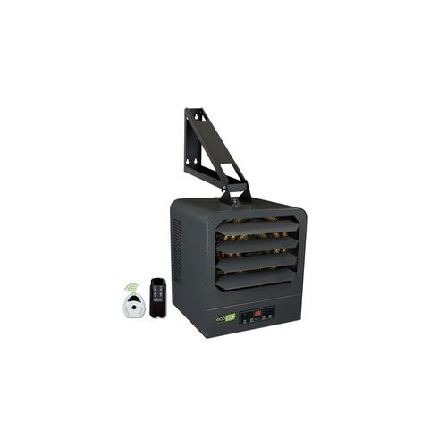 Main product image of 240V, 4kW KB Electronic 2-Stage Unit Heater 1Ph, 24V Control, w/ Remote Sensor (Gray)