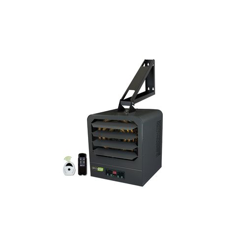 Main product image of 240V, 4kW KB Electronic 2-Stage Unit Heater 1Ph, 24V Control, w/ Remote Sensor (Gray)