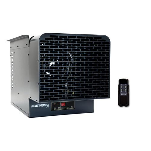 Main product image of 480V, 1kW KBU Platinumx BMS Plenum Rated Unit Heater, 1Ph, 24V Control (Gray)