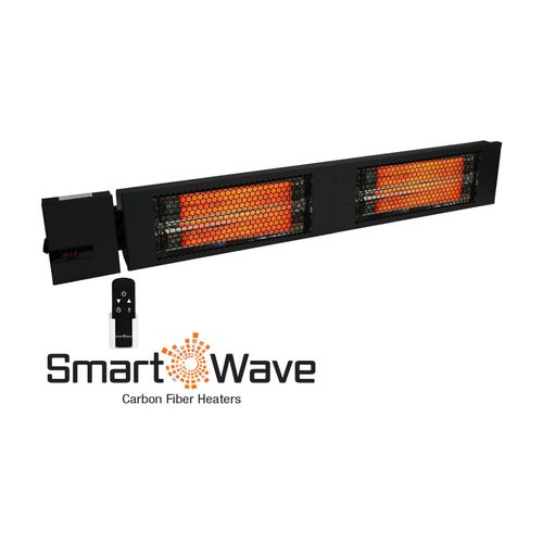 Main product image of 43" RK Radiant Heater, 2 Carbon Lamp Radiant Infrared Heater, 240V 3000W (Black)