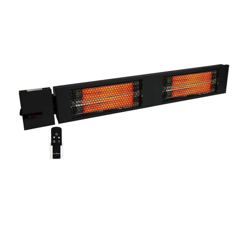 Main product image of 43" RK Radiant Heater, 2 Carbon Lamp Radiant Infrared Heater, 240V 3000W (Black)