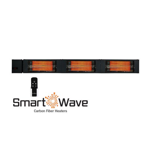 Main product image of 61" RK Radiant Heater, 3 Carbon Lamp Radiant Infrared Heater, 240V 4500W (Black)