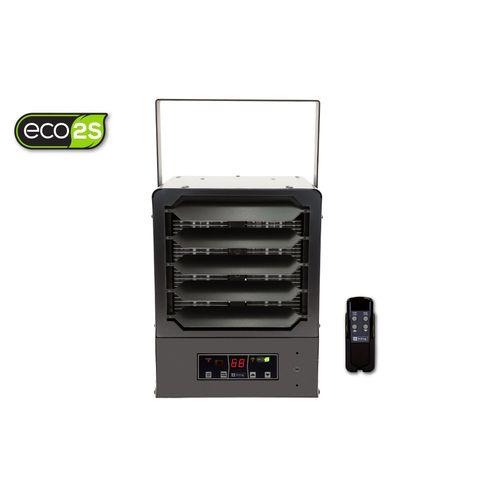 Main product image of KBP ECO2S 2-Stage 1-Phase Compact Unit Heater with Remote & Mounting Bracket (120V, 2850W)