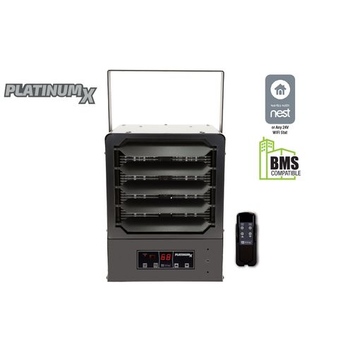 Main product image of KBP PlatinumX Multi-Phase Compact Unit Heater with 24V Control & Mounting Bracket (208V, 5000W)