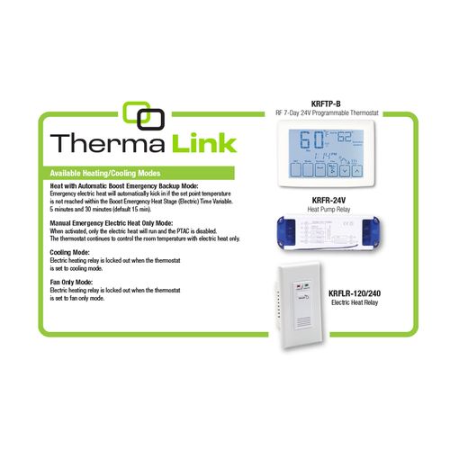 Main product image of Radio Frequency Programmable Thermostat Kit with 24V Relay & Electric Heat Relay