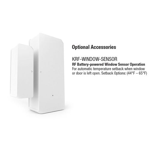 Main product image of Radio Frequency Battery-Powered Window and Door Sensor for KRFTP Thermostats