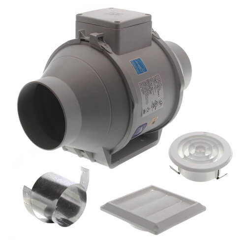 Main product image of TD-MIXVENT Standard Exhaust Kit - Mixed Flow Duct Fan, 4" Duct (120V)