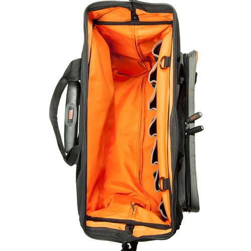 Main product image of Tool Bag, Tradesman Pro Rolling Tool Bag, 24 Pockets, 19"