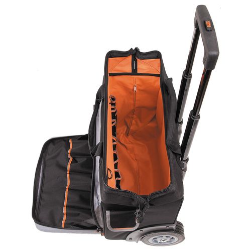 Main product image of Tool Bag, Tradesman Pro Rolling Tool Bag, 24 Pockets, 19"