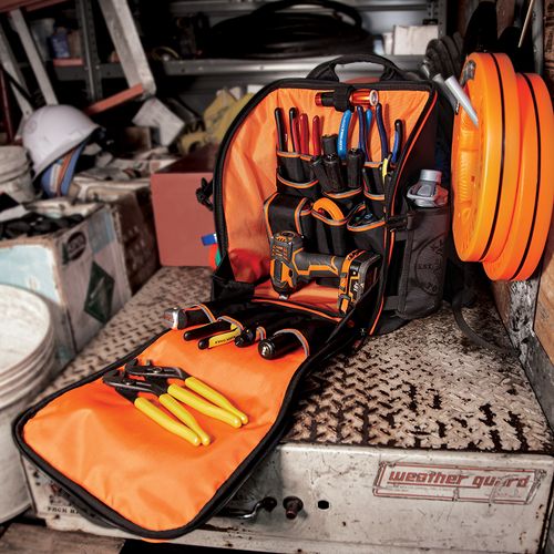 Main product image of Tradesman Pro Tool Station Tool Bag Backpack, 21 Pockets