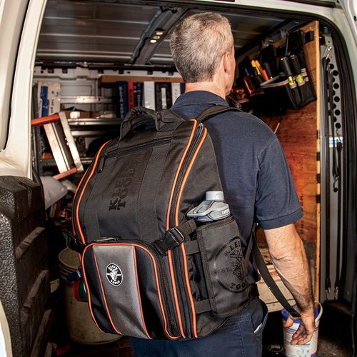 Main product image of Tradesman Pro Tool Station Tool Bag Backpack, 21 Pockets
