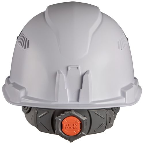Main product image of Hard Hat, Vented, Cap Style with Rechargeable Headlamp, White