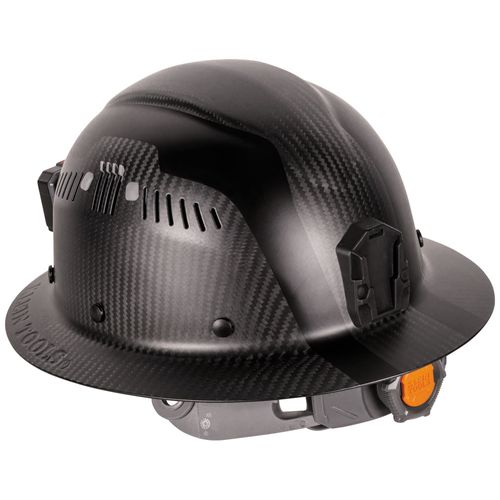 Main product image of Klein Carbon Fiber Full Brim Hard Hat with Headlamp, Titan