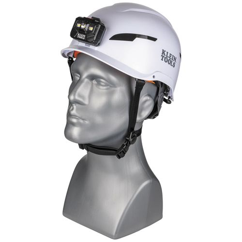 Main product image of Safety Helmet, Type-2, Non-Vented Class E, with Rechargeable Headlamp