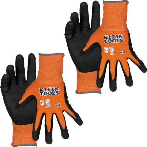 Main product image of Knit Dipped Gloves, Cut Level A1, Touchscreen, Medium, 2-Pair