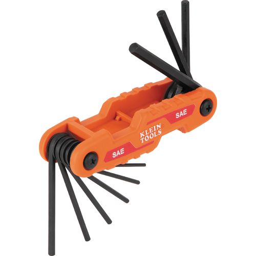 Main product image of Compact Folding Hex Key Set, SAE and Metric