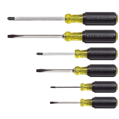 Main product image of Screwdriver Set, Slotted and Phillips, 6 Piece