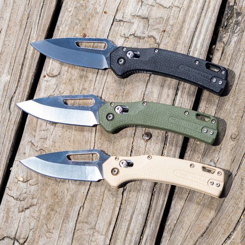 Main product image of KTO Resurgence Knife, Drop Point Blade, Sand Handle