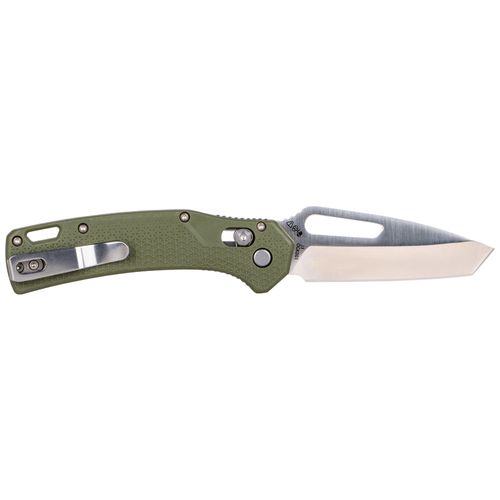 Main product image of KTO Resurgence Knife, Tanto Blade, Moss Green Handle
