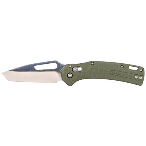 Main product image of KTO Resurgence Knife, Tanto Blade, Moss Green Handle