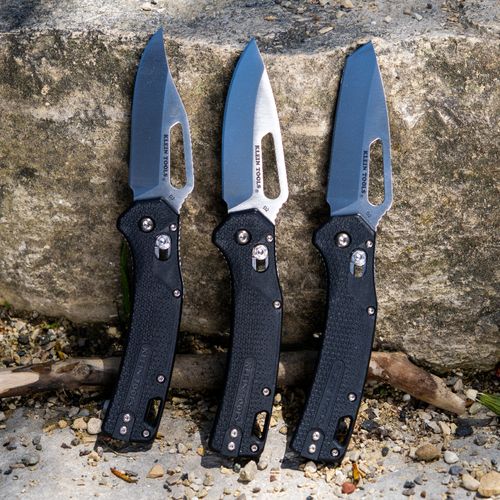 Main product image of KTO Resurgence Knife, Clip Point Blade, Black Handle