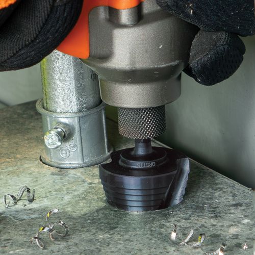 Main product image of Step Drill Bit, Quick Release, Double Spiral Flute, 7/8 to 1-3/8"