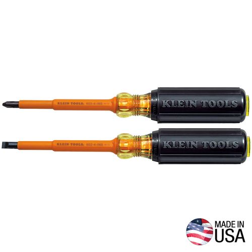 Main product image of Screwdriver Set, 1000V Insulated Slotted and Phillips, 2-Piece, 33532-INS