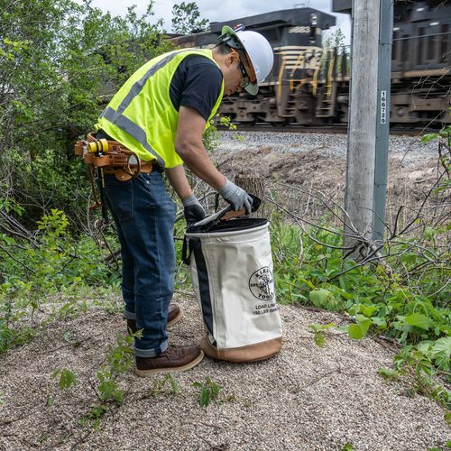 Main product image of Canvas Bucket with Bucket Top, 22", 5104CLR22
