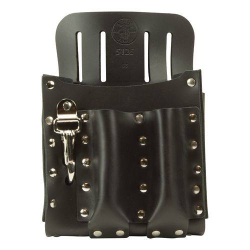 Main product image of Leather Tool Pouch with Knife Snap, 5-Pocket, 5126