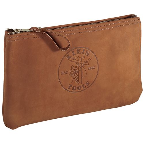 Main product image of Zipper Bag, Top-Grain Leather Tool Pouch, 12-1/2", 5139L