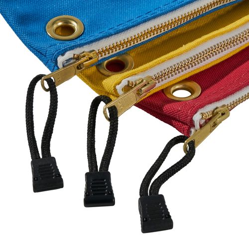 Main product image of Zipper Bags, Assorted Canvas Tool Pouches, 3-Pack, 5539CPAK