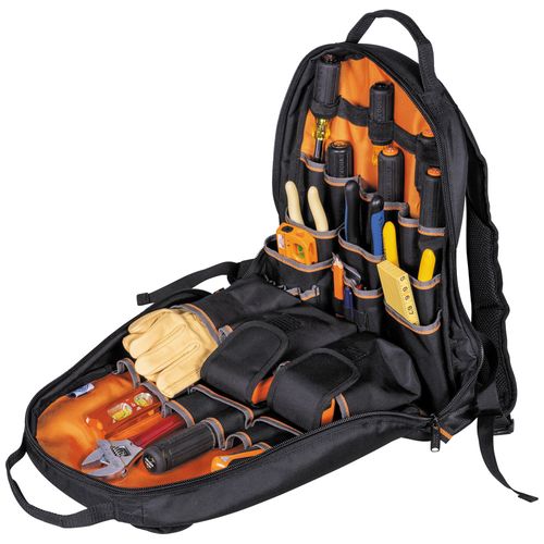 Main product image of Tradesman Pro Tool Bag Backpack, 35 Pockets, Black, 17.5", 55475