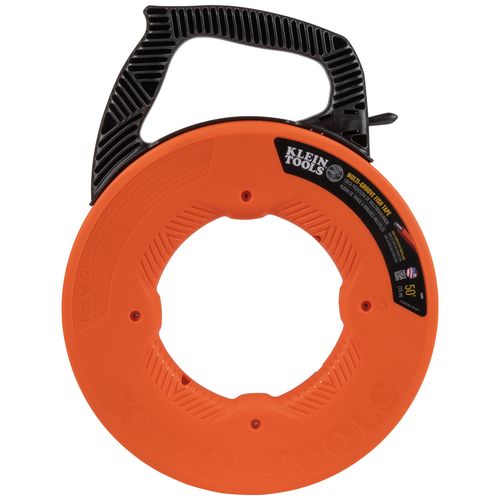 Main product image of Multi-Groove Fiberglass Fish Tape with Nylon Tip, 50', 56382