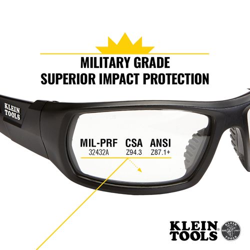 Main product image of Professional Safety Glasses, Full Frame, Clear Lens, 60163