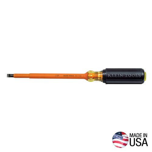 Main product image of Insulated Screwdriver, 5/16" Cabinet, 7" Round Shank, 602-7-INS