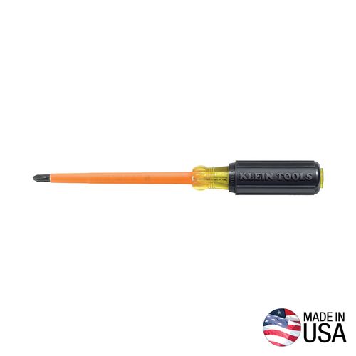 Main product image of Insulated Screwdriver, #2 Phillips, 4" Round Shank, 603-4-INS