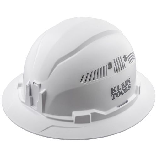 Main product image of Hard Hat, Vented, Full Brim Style, White, 60401