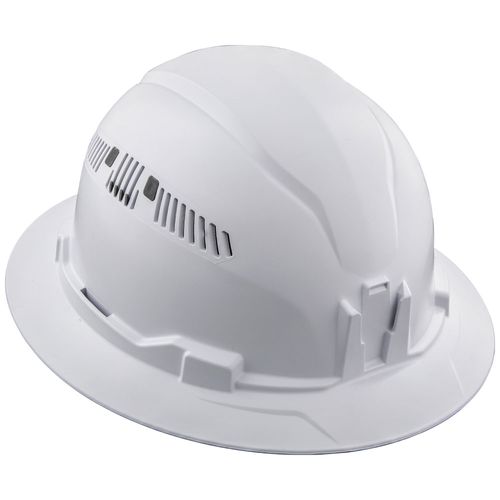 Main product image of Hard Hat, Vented, Full Brim Style, White, 60401