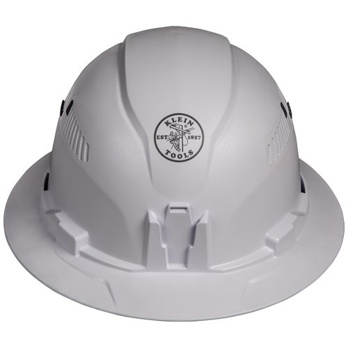 Main product image of Hard Hat, Vented, Full Brim Style, White, 60401
