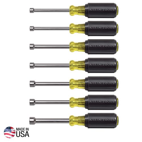 Main product image of Nut Driver Set, Metric Nut Drivers, 3" Shafts, 7-Piece, 65160