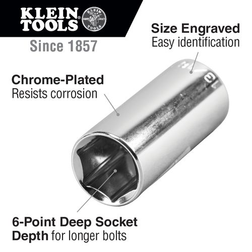 Main product image of 3/8" Drive Socket Wrench Set, 20-Piece, 65508